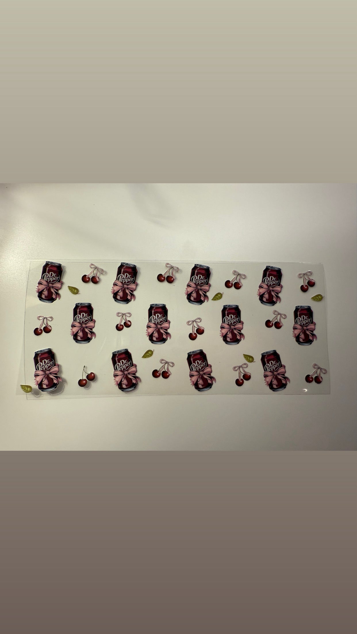 Cherry DR Pepper (29) UVDTF WRAP