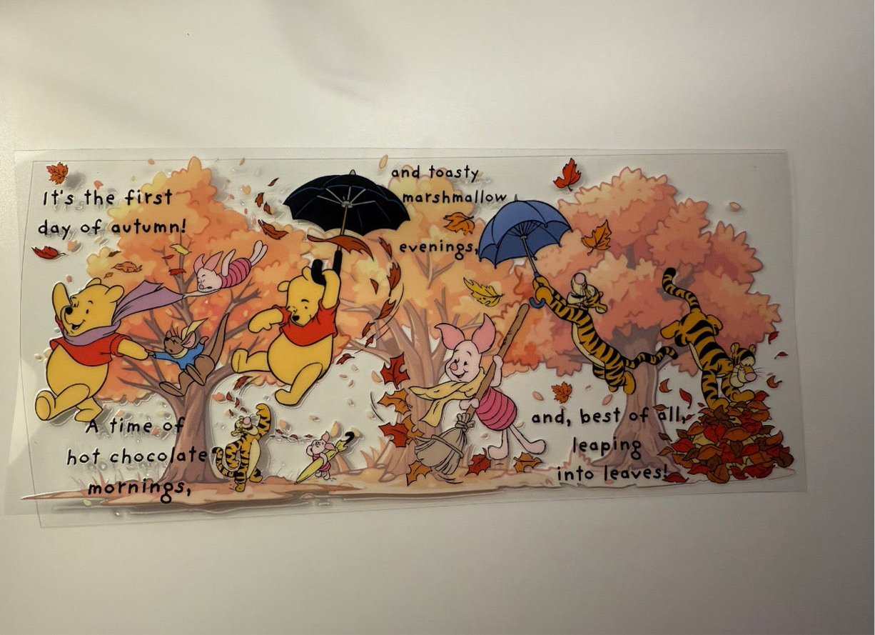 Winnie, Piglet & Tigger (9) UVDTF WRAP