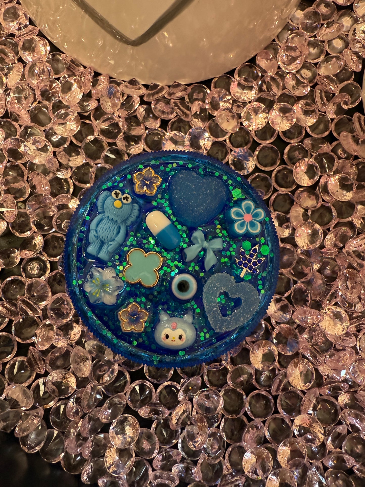 Blue Junk Charm Grinder