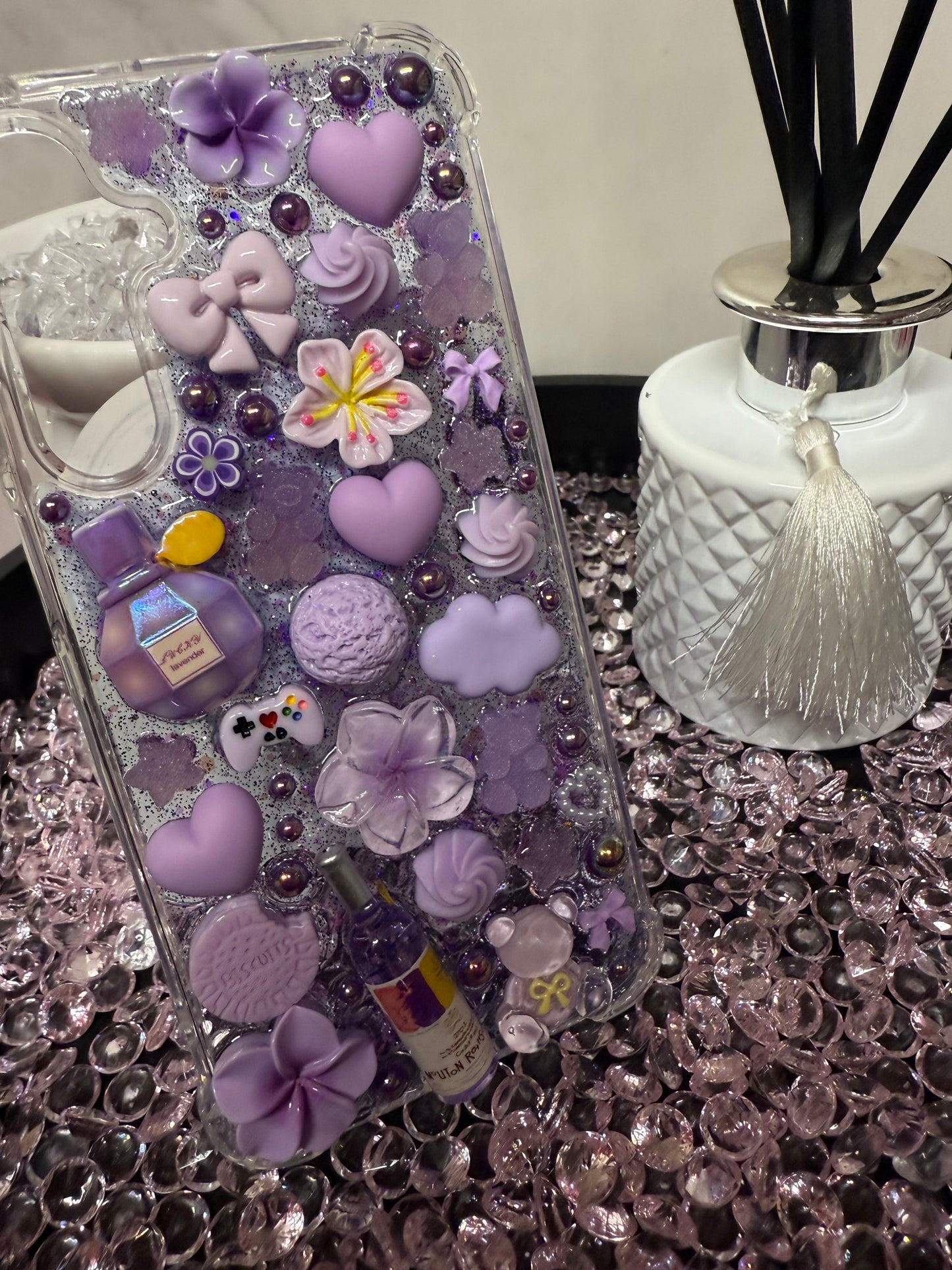 Samsung a16- Purple flower