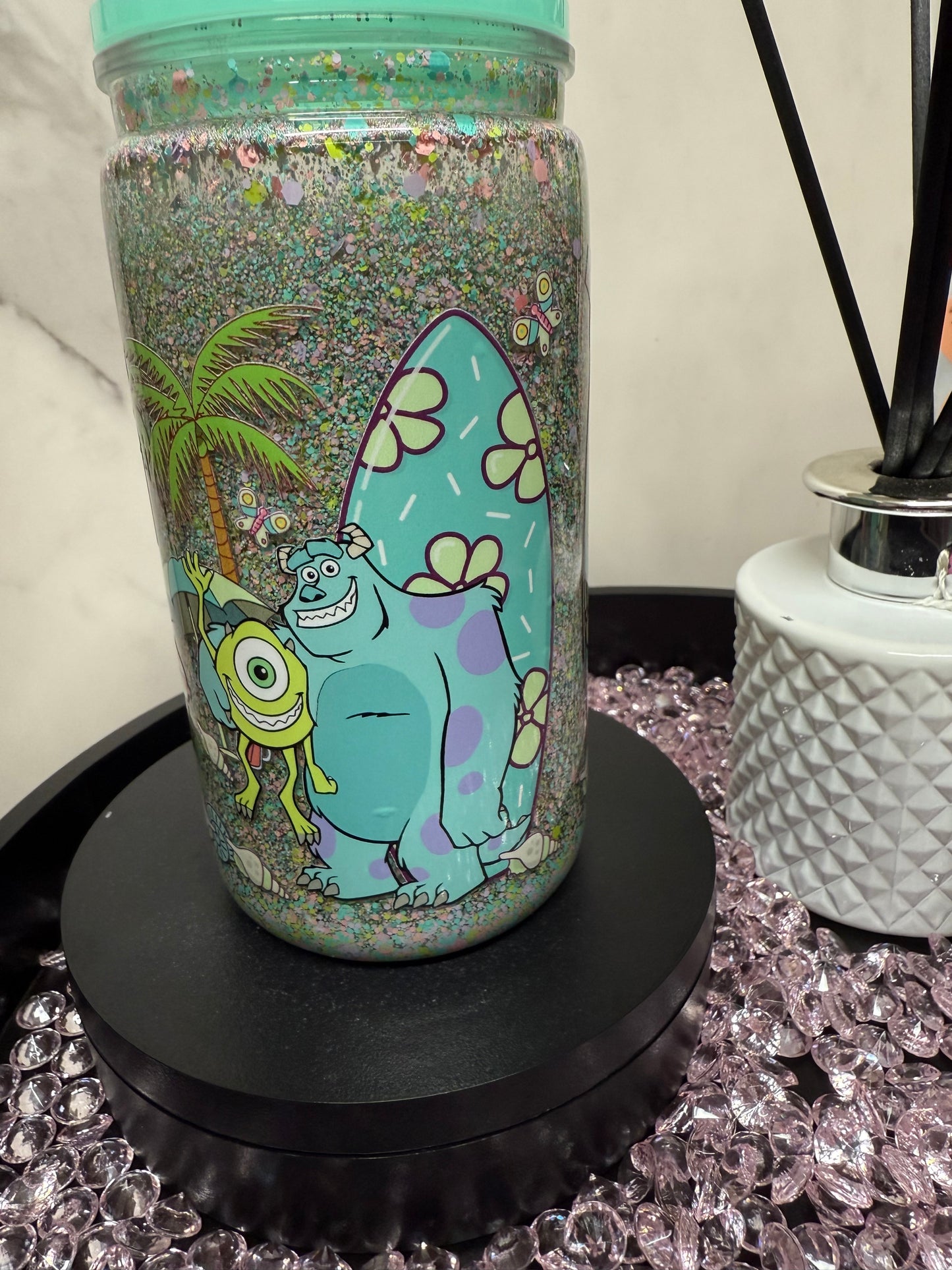 Monsters Inc- Snow Globe Tumbler