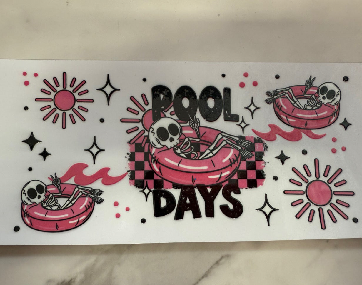 Pool Days (24) UVDTF WRAP