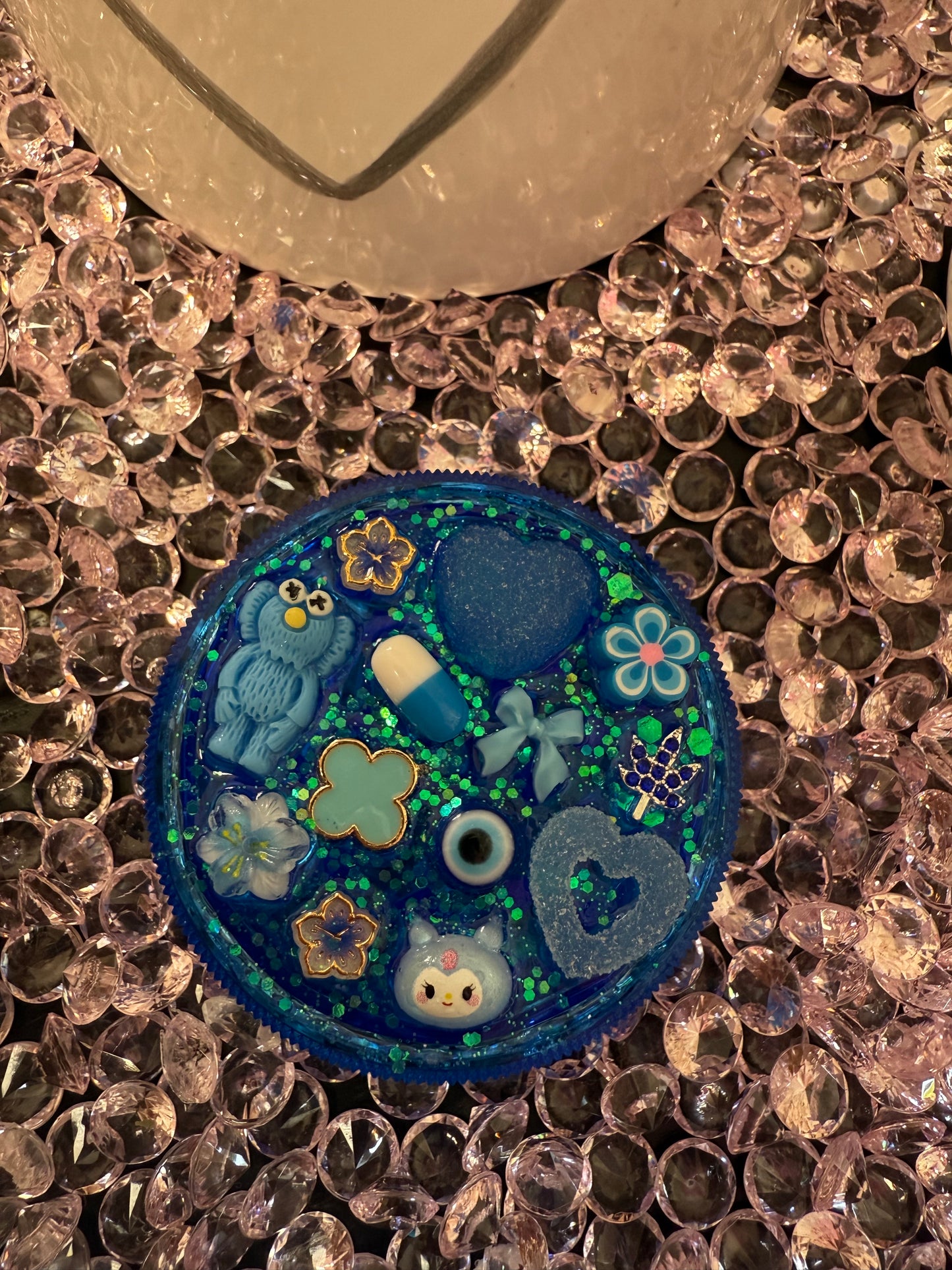 Blue Junk Charm Grinder
