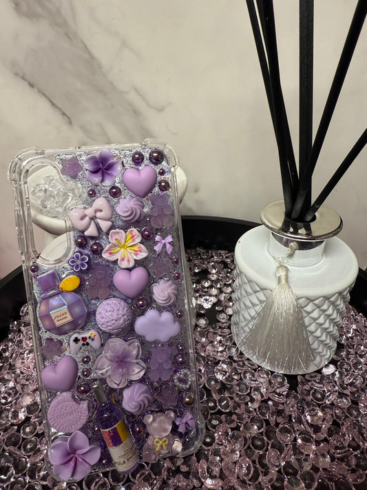 Samsung a16- Purple flower