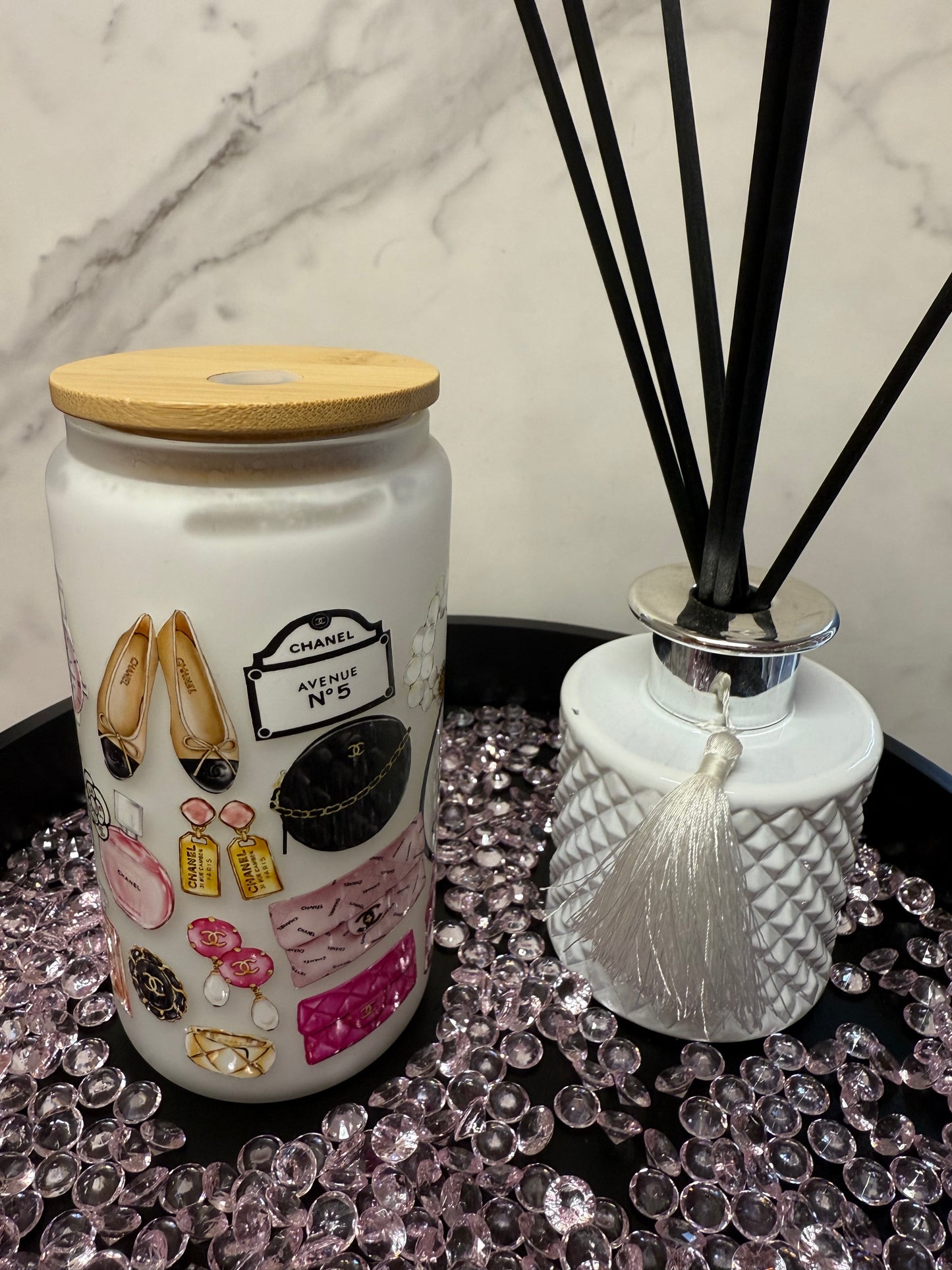 White Milk Chanel- Tumbler