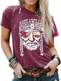 Retro-Style "Have a Willie Nice Day" Vintage Figure T-Shirt (US 16-18 XL)