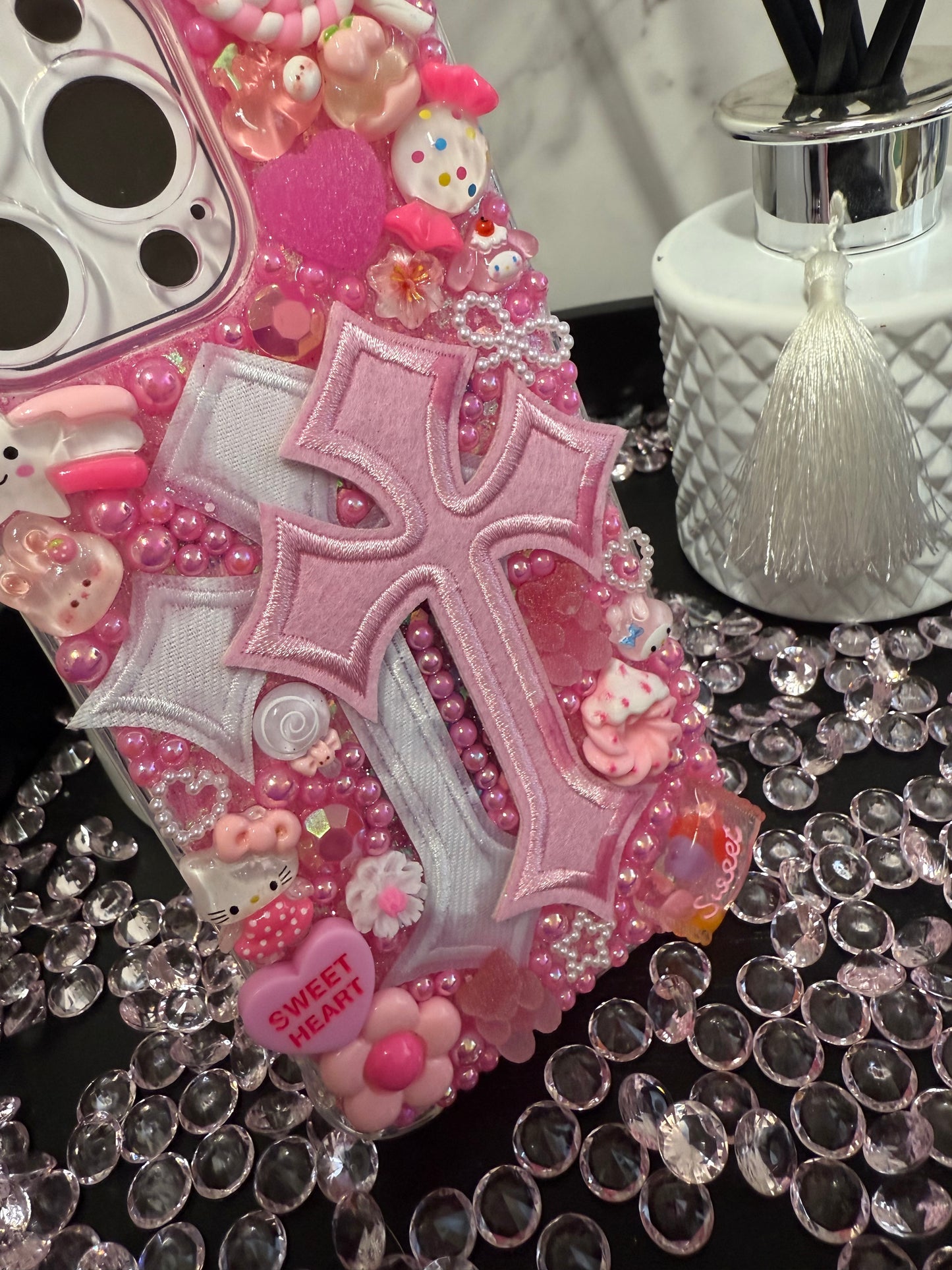 iPhone 15 Pro Max- Pink Cross