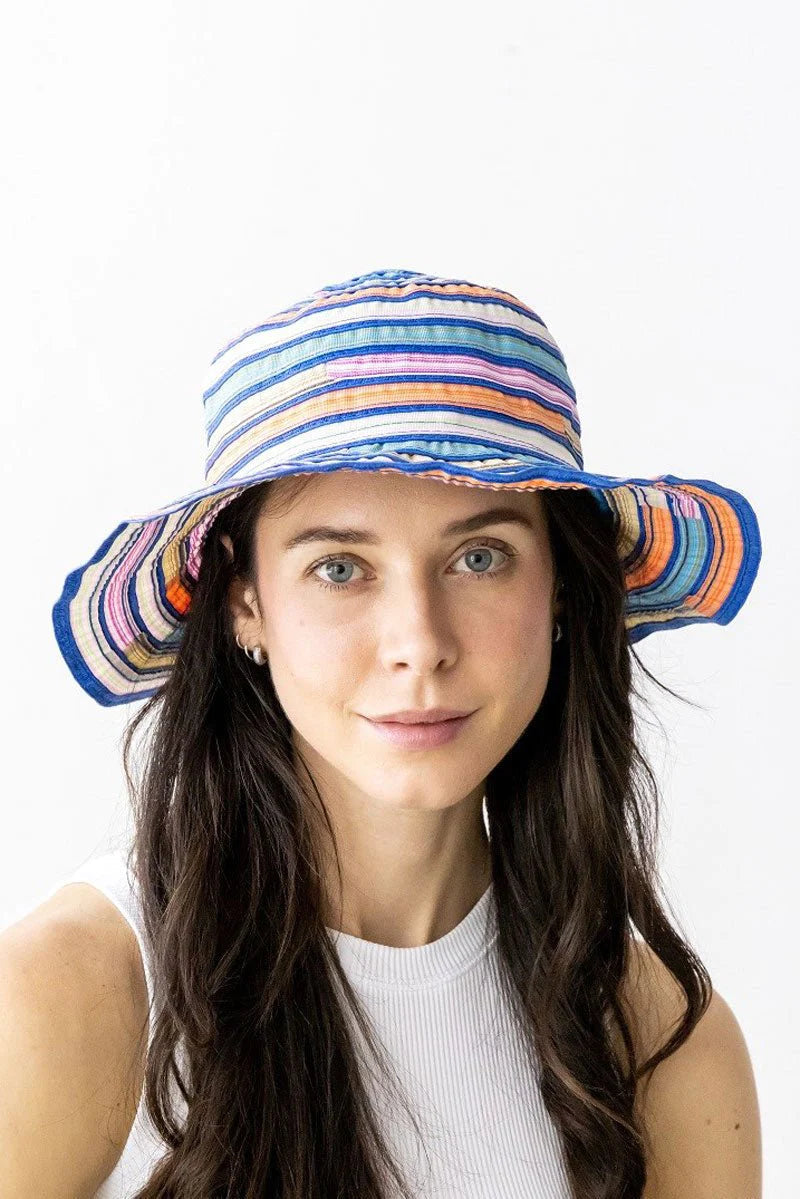 Along The Shore Bucket Hat, Blue