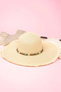 Tropical Waters Natural Floppy Sun Hat