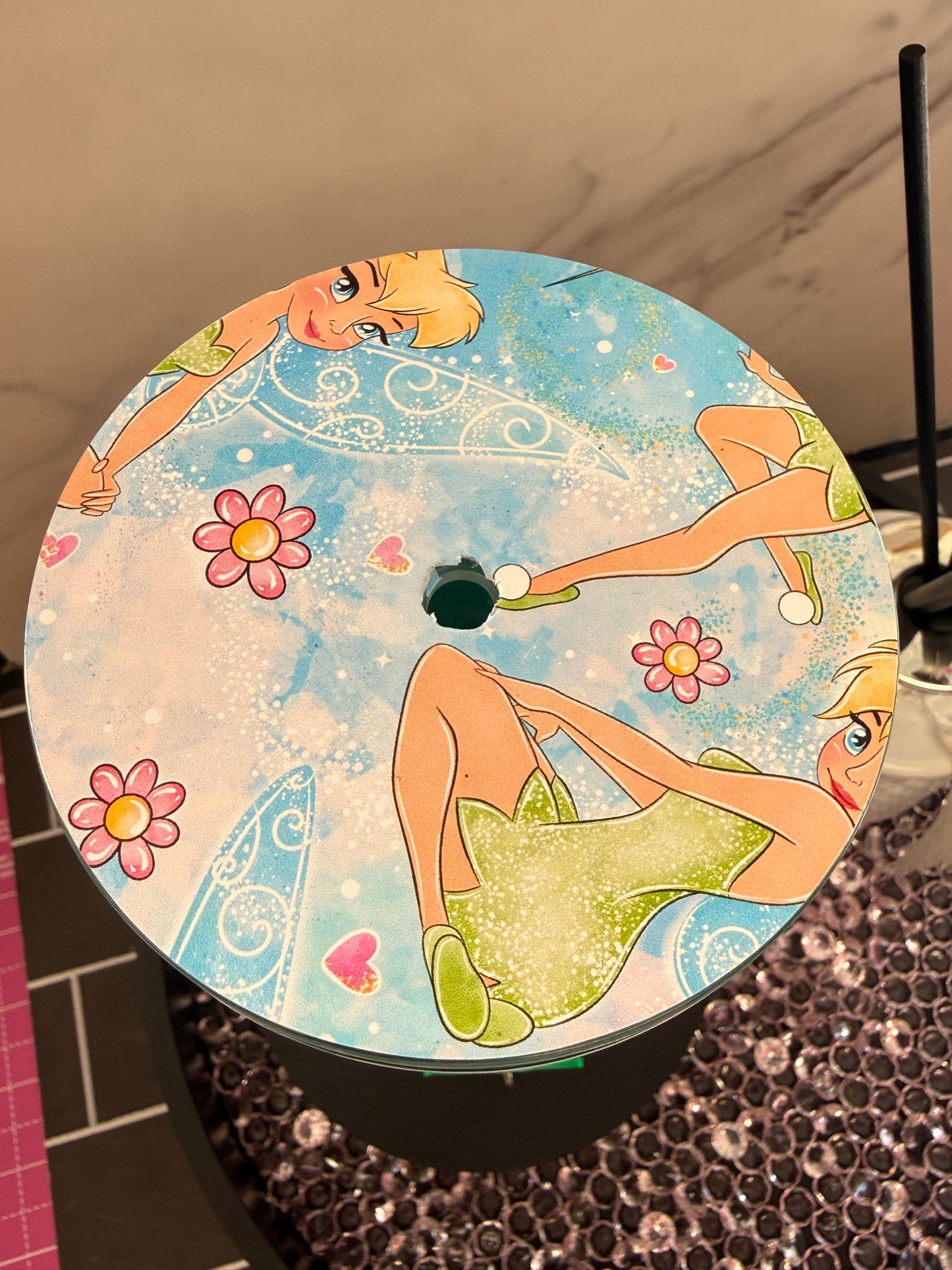 Tinkerbell Zipper Tumbler