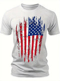 Men's Patriotic American Flag T-Shirt