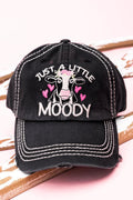 "Just a little moody" Baseball Cap