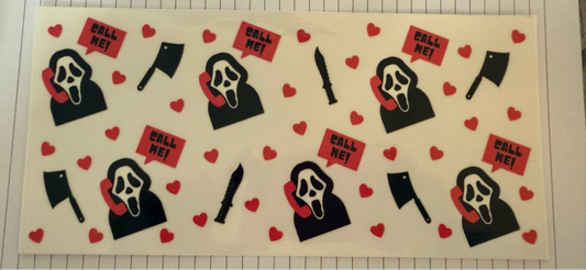 Call me Ghostface (72) UVDTF WRAP