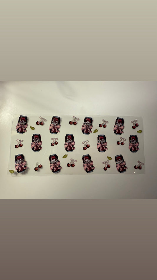 Cherry DR Pepper (29) UVDTF WRAP