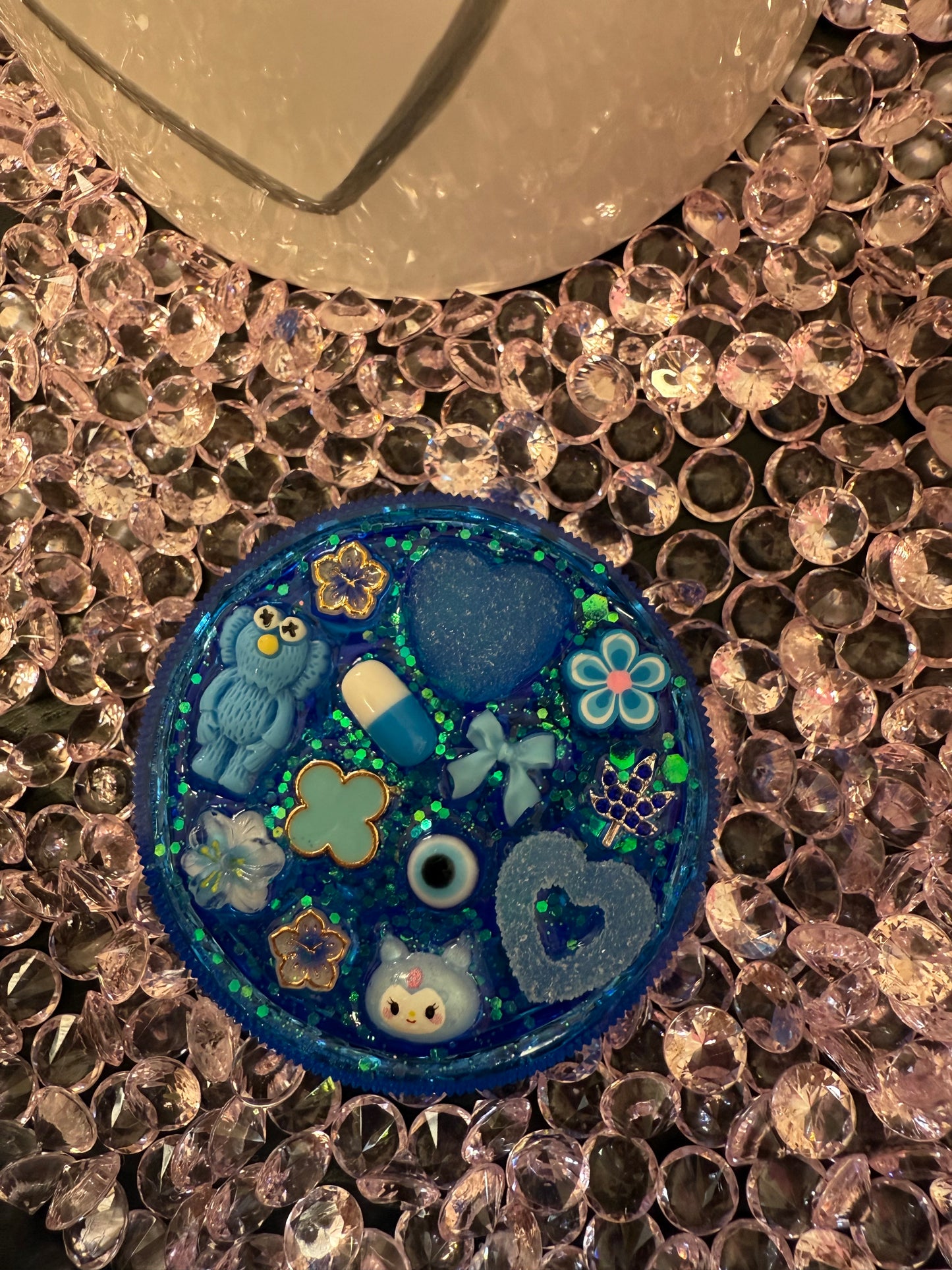 Blue Junk Charm Grinder