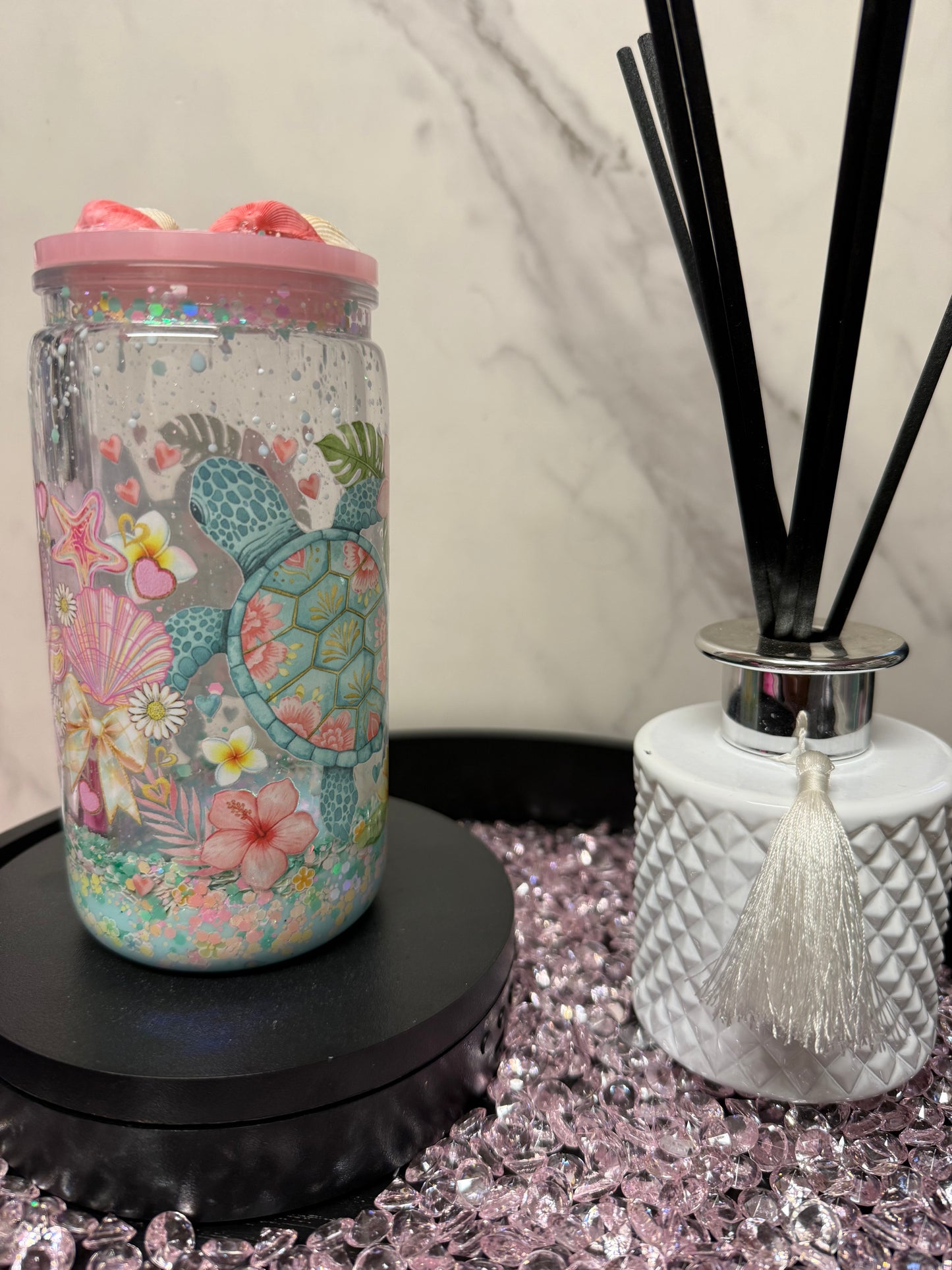 Turtles & Shells Lava Drip Tumbler