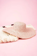 Sun-Soaked Summer Blush Straw Hat