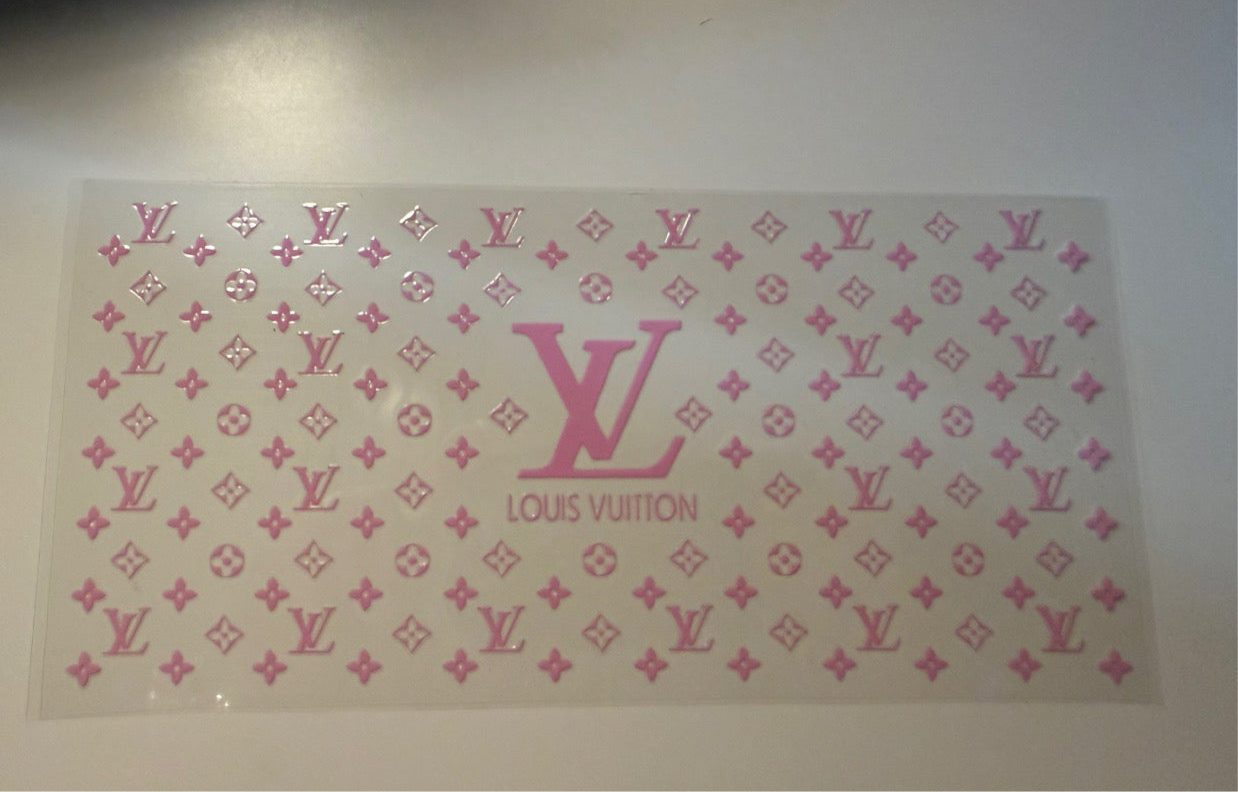 Pink LV (50) UVDTF WRAP
