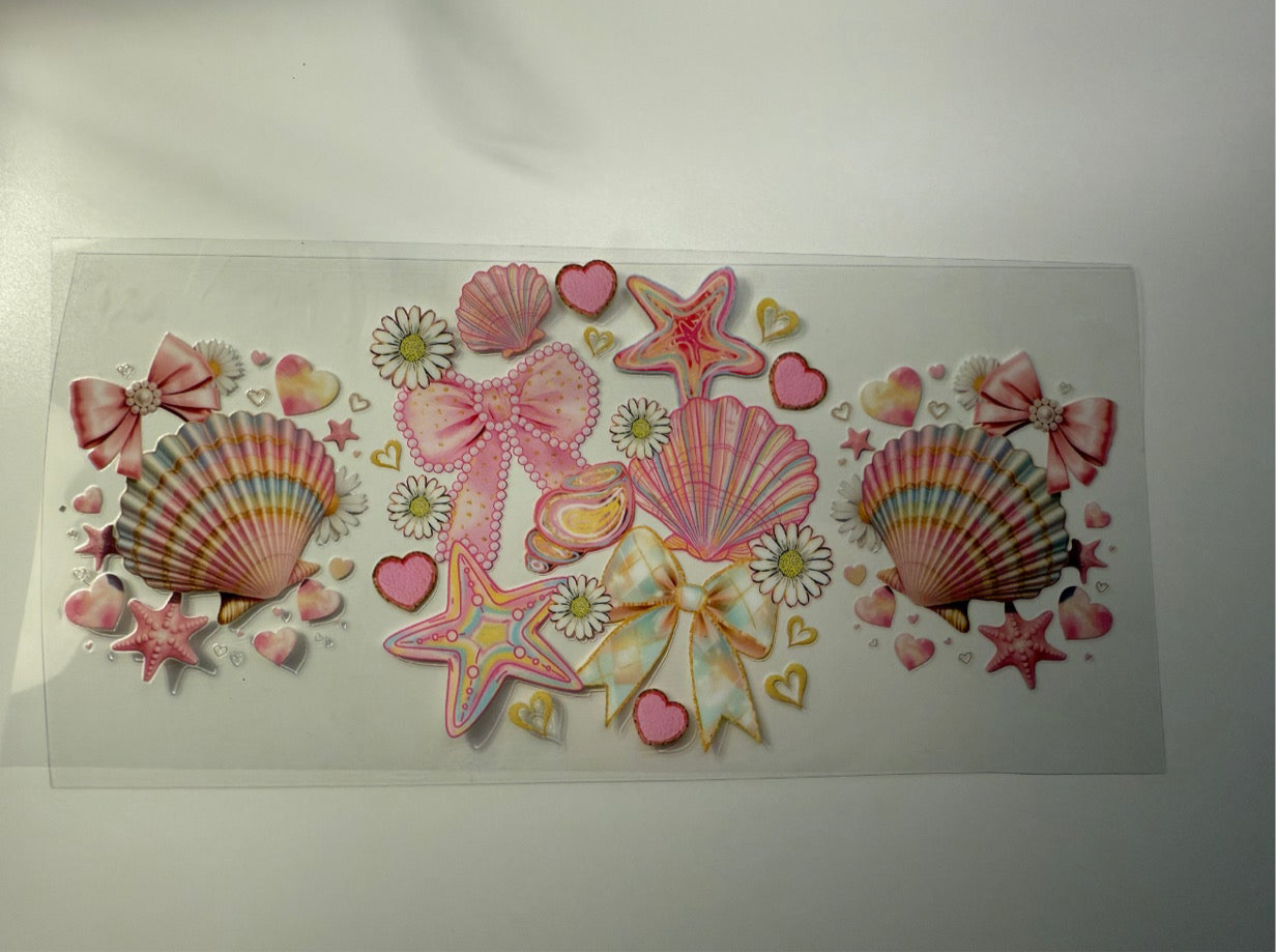 Shells & Bows (15) UVDTF WRAP