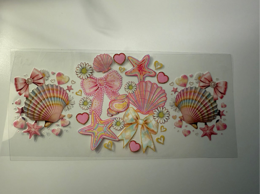 Shells & Bows (15) UVDTF WRAP