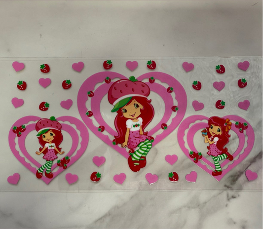 Strawberry Shortcake 1c (4) UVDTF WRAP