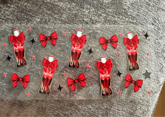Red Bows & Coca Cola (58) UVDTF WRAP