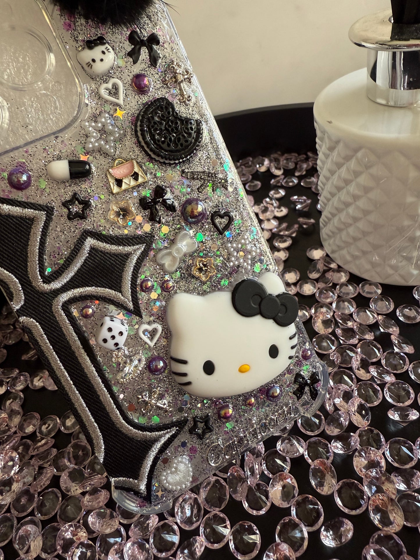 iPhone 16 Pro Max- Black Hello Kitty