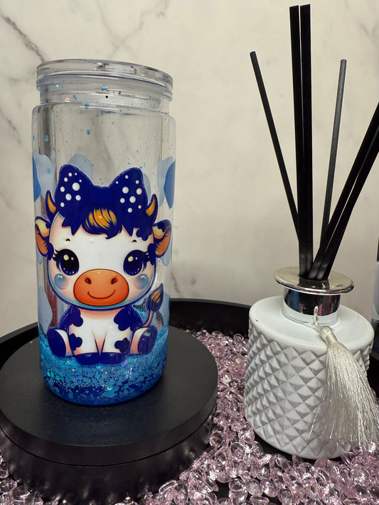 Blueberry Cow- Lava Drip Tumbler