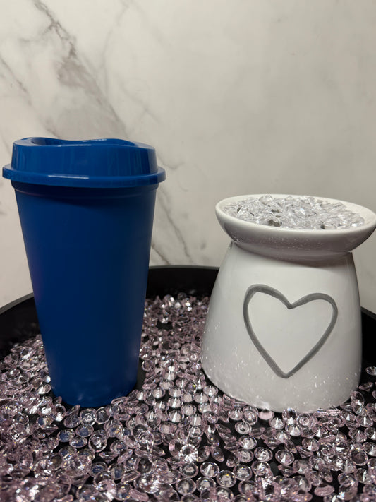 DARK BLUE- 16oz HOT CUP