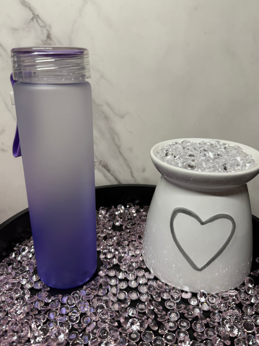 FROSTED PURPLE- 17oz SKINNY JAR
