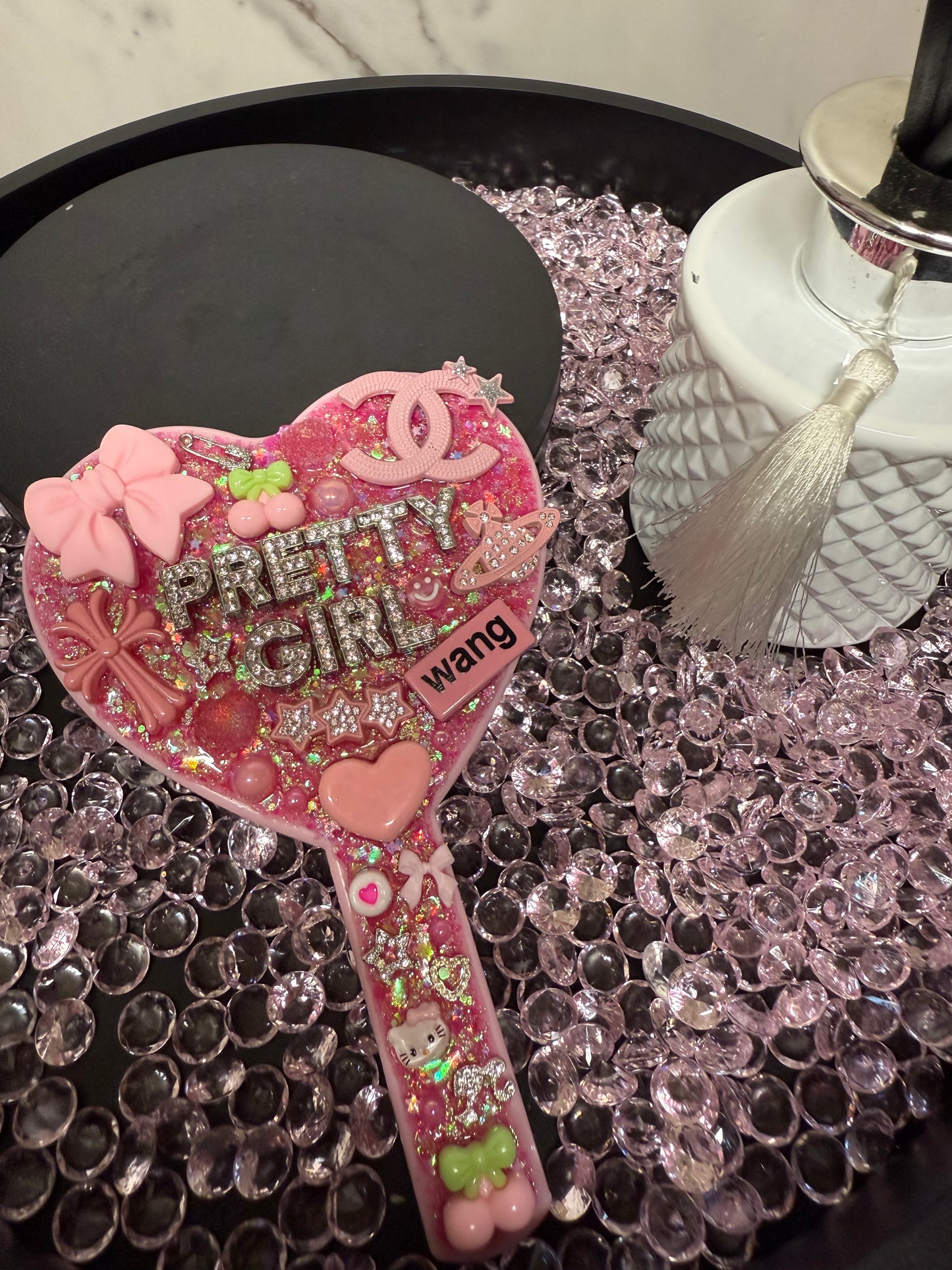 Pretty Girl Junk Charm heart mirror