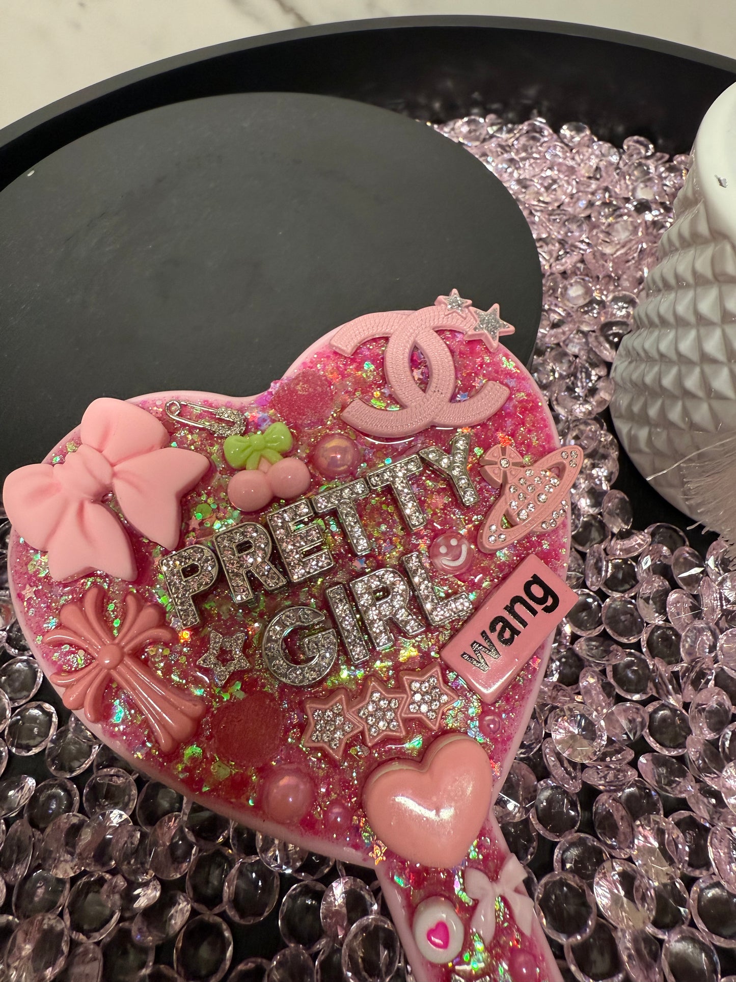 Pretty Girl Junk Charm heart mirror