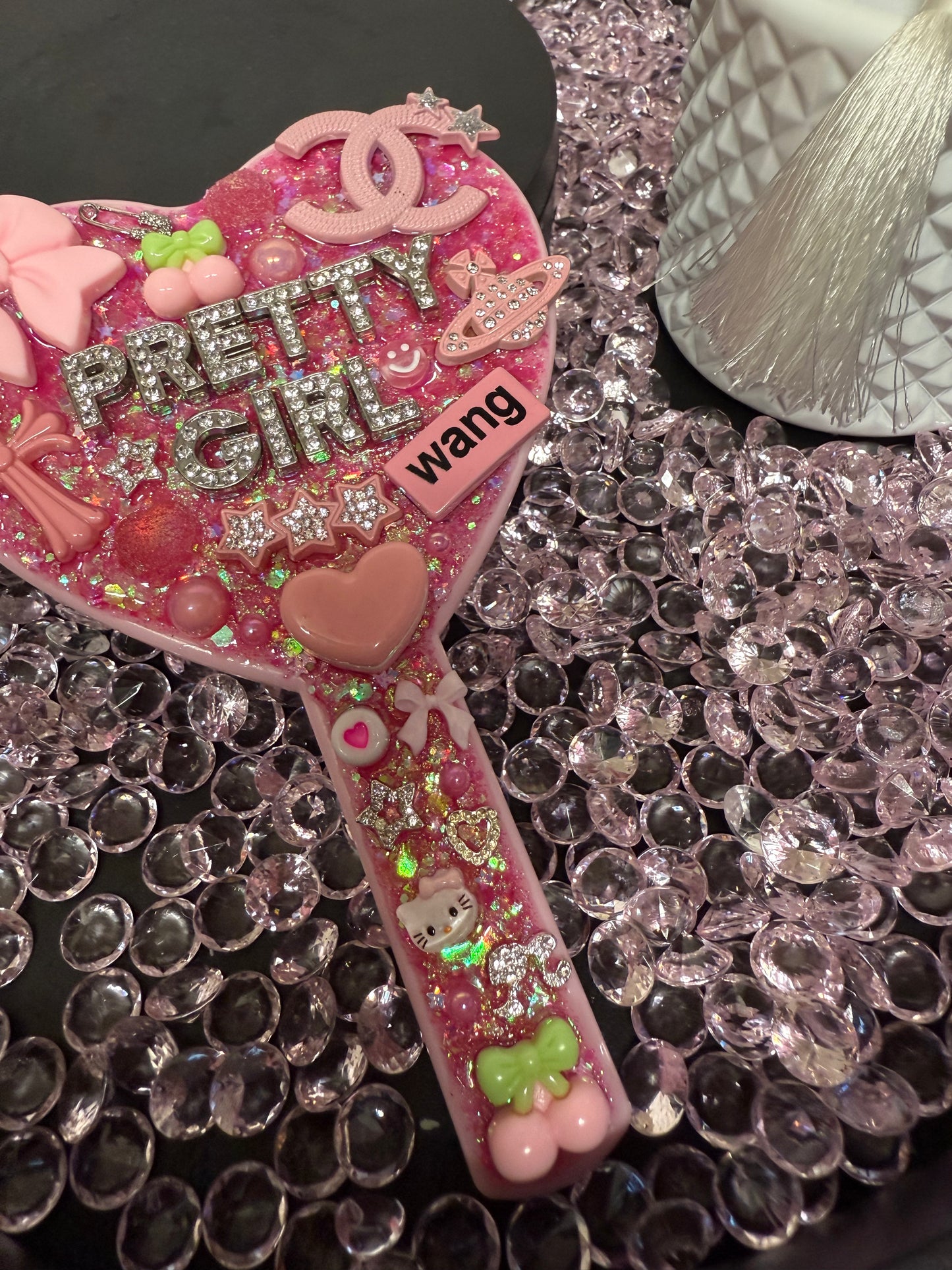 Pretty Girl Junk Charm heart mirror