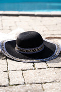 Riviera Beach Floppy Sun Hat, Black