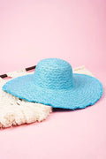 Sun-Soaked Summer Turquoise Straw Hat